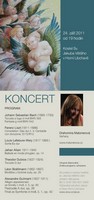 Pozvnka na koncert, kliknout pro zvten