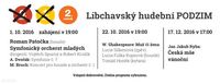 Plán podzimních koncertů 2016