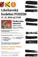 Pozvánka na Vánoční koncert 2016